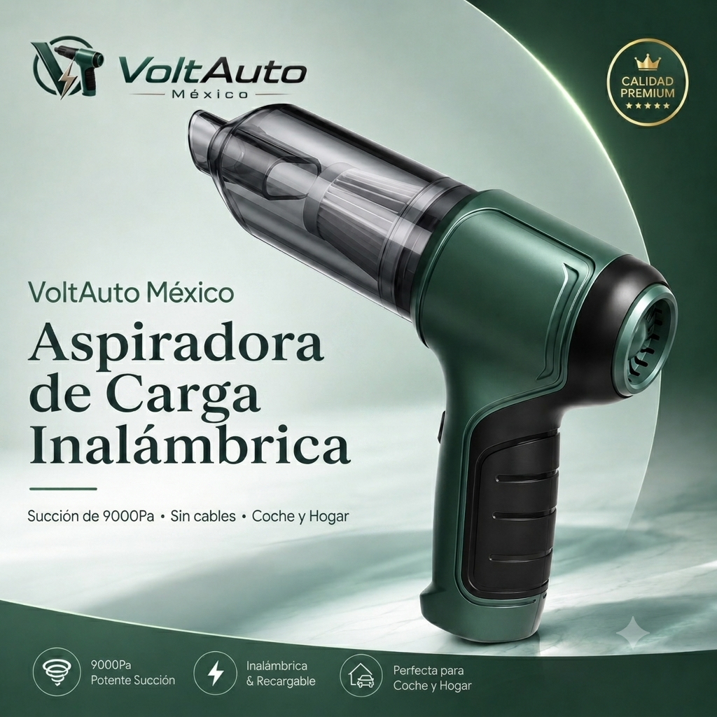 Aspiradora de Carga Inalámbrica VoltAuto México